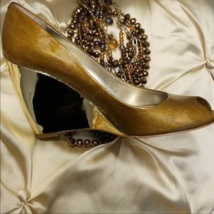 Nine West Wedge peep toe heels